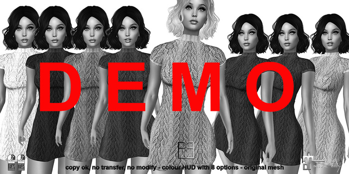 **DEMO BB's HIGHNECKDRESS KNIT** add me