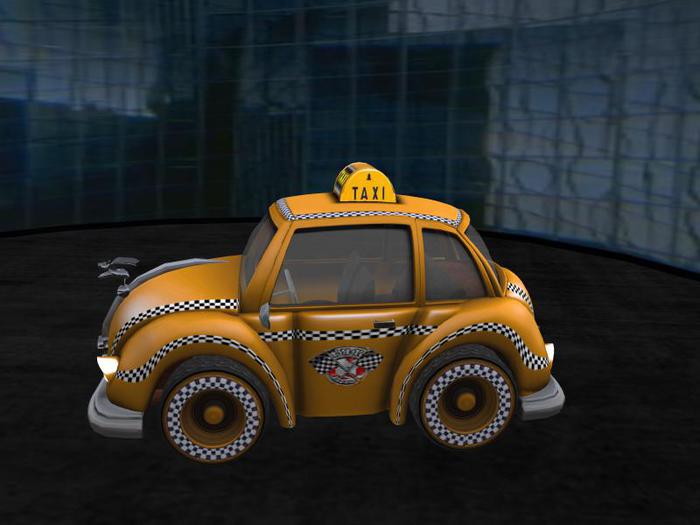 driveable taxi bug