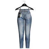 Emery Cachi Mom Jeans  Light Blue