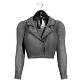 Emery Hailey Biker Jacket Gray