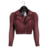 Emery Hailey Biker Jacket Berry