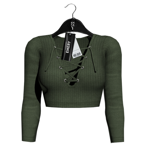 Emery Britney Lace-up Top Mili