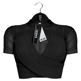 Emery Karl Crossover Top Black