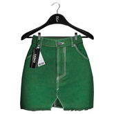 Emery Antonia Denim Skirt Green