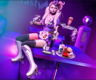 Tentacio &.{PSYCHO:Byts}.Mosterize dinner. 2 hat purple