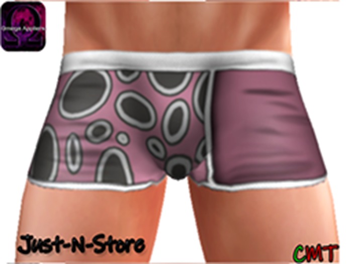 Light Pink With Circles Mens Underwear