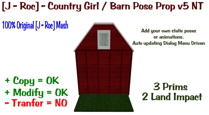 [J - Roc] - Country Girl / Barn Pose Prop v5 NT