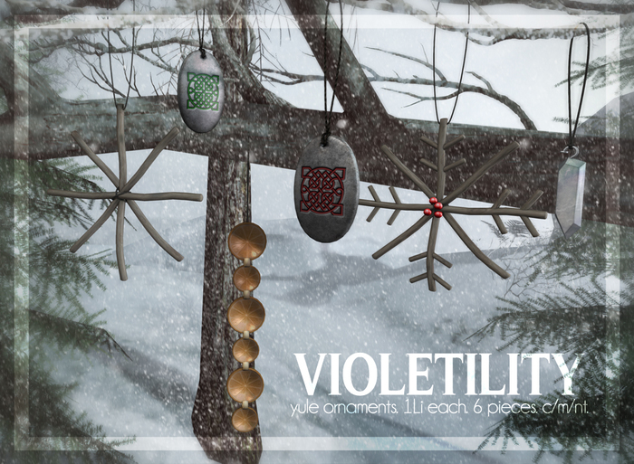 Violetility - Yule Ornaments