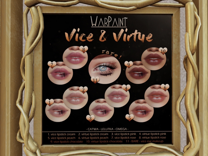 WarPaint* #7 Vice lipstick rose