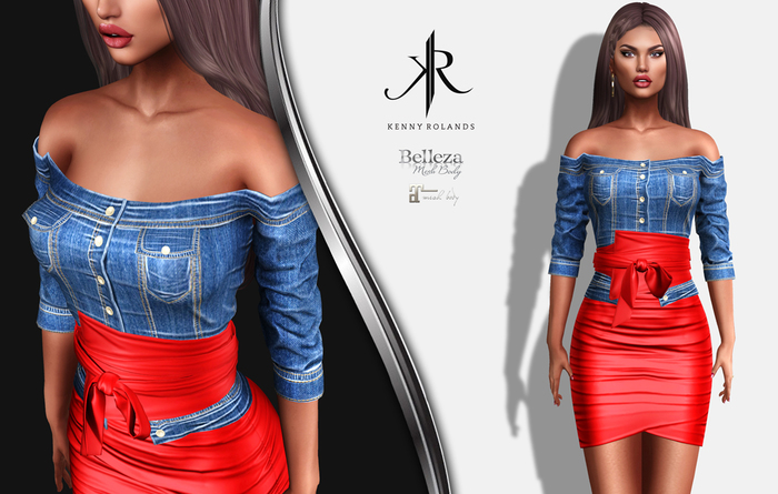 [KR] LORI JEAN'S DRESS  -Red-