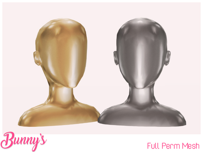 Bunny's Display Head 2 (Full Perm Mesh) Mannequin