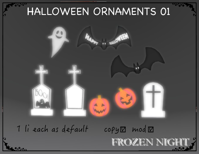 FN*Halloween ornaments 01