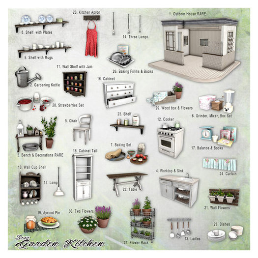 6. Sese_Garden Kitchen_Grinder, Mixer, Box Set