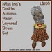 Miss ing's dinkie autumn heart layered dress set pic