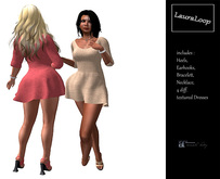 LauraLoop Cotton Dress incl. Heels  - Maitreya only