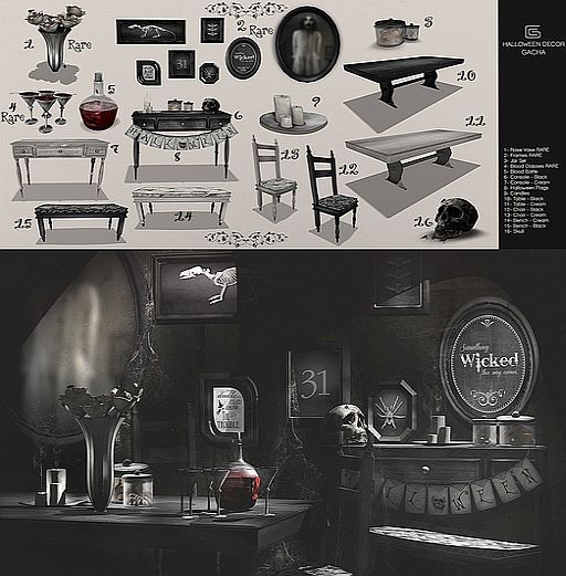 GizzA - Halloween Decor / Table - Cream [11] 2