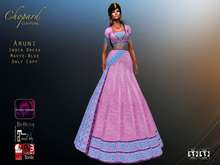 *Chopard Couture* Aruni - India Dress Mauve-Blue (OMEGA)