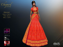 *Chopard Couture* Aruni - India Dress Red-Gold (OMEGA)