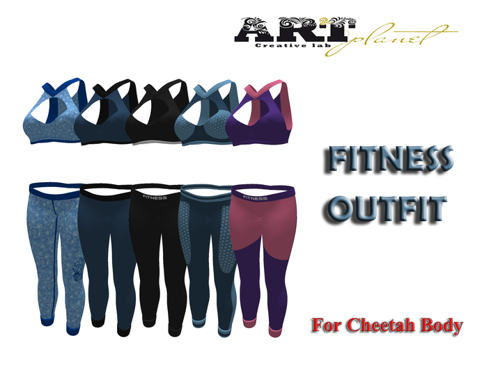 Cheetah Girl Fitness Outfit - ArtPlanet