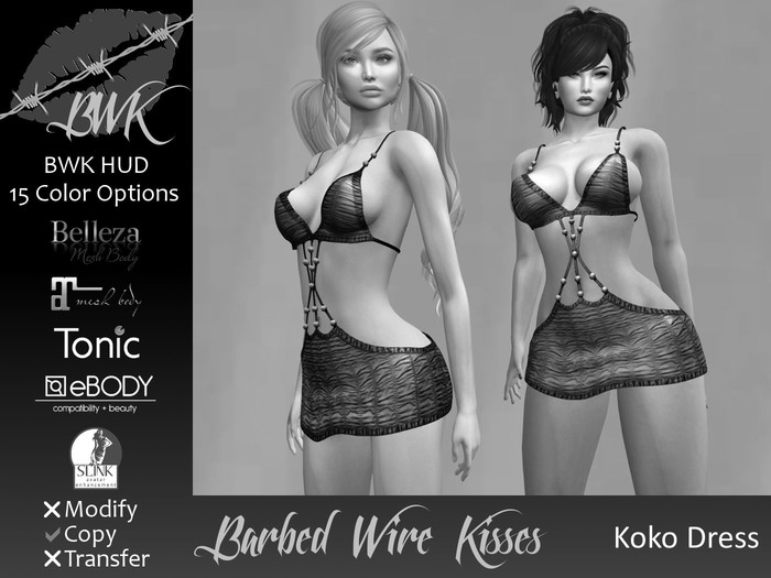{BWK} DEMO Mesh Koko Dress (Boxed)