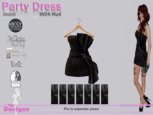 Party Dress With Hud Jewel