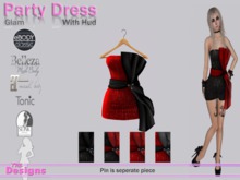 Party Dress With Hud Glam