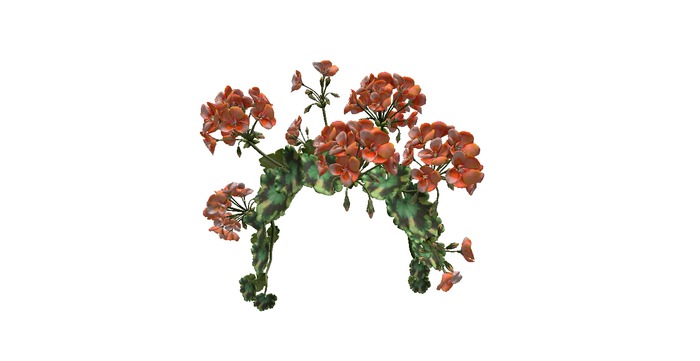 *LODE* Head Accessory - Geranium  Crown [salmon] RARE