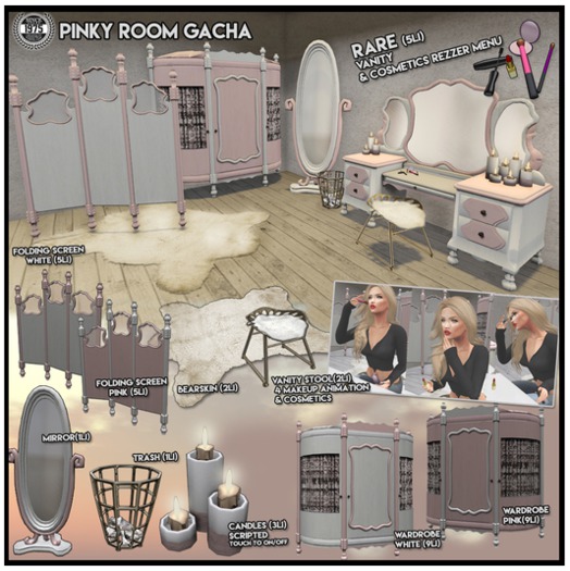[Since1975]-Pinky Room/Vanity RARE