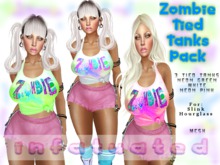 Zombie Tied Tanks - Slink Hourglass