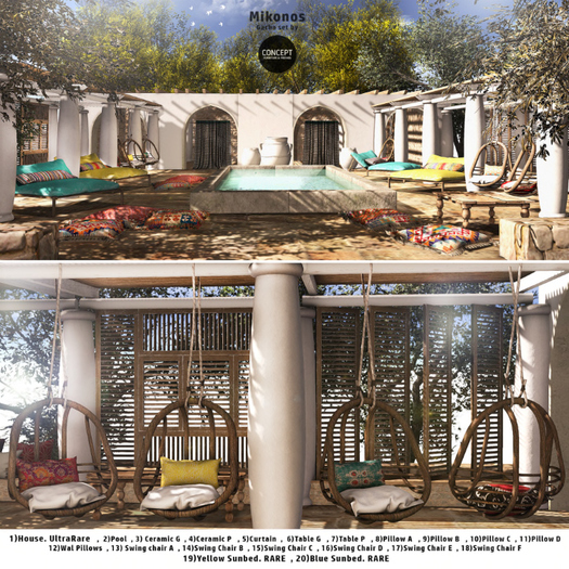 Concept} *07. Mikonos. Table P