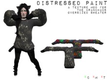 Distressed Paint - Oversized Sweater Mod