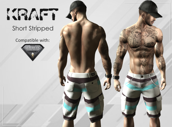 ::Kraft:: Short Striped Aesthetic