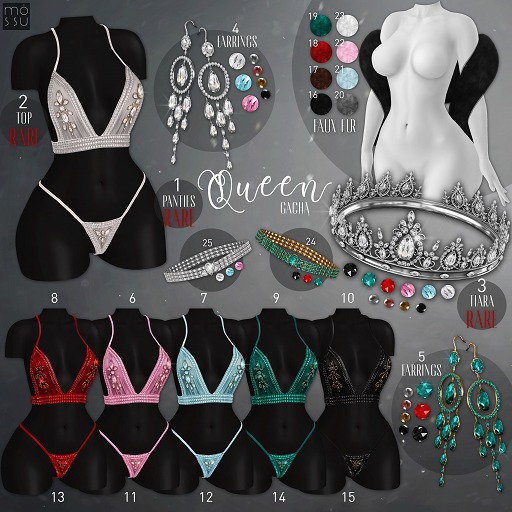 Mossu - Queen(2).Top - Platinum Maitreya - RARE
