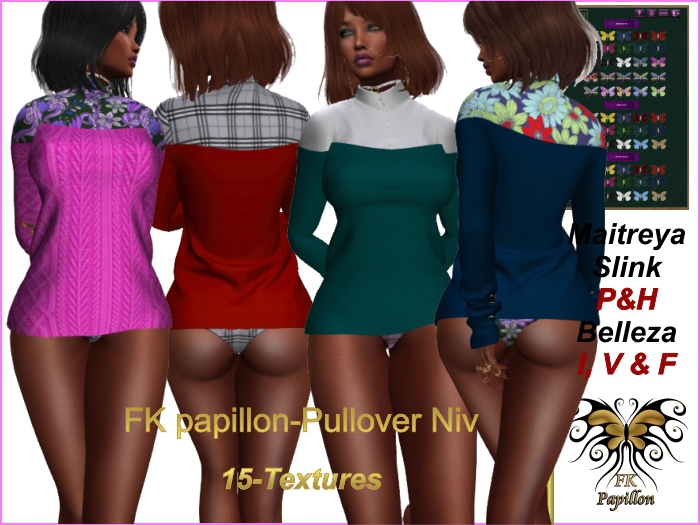 FK papillon pullover Niv