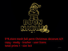 S*R.store mesh full perm Christmas decorum A/1