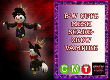 B- W Cute Scarecrow Vampire