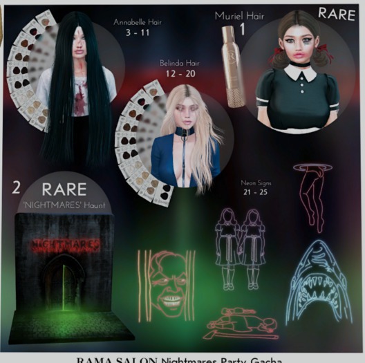 RAMA.SALON - Annabelle Hair 'BROWNS DARK' Rezz Me