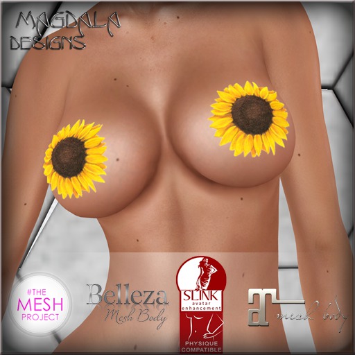 *MD* Sunflower Rigged-Pasties