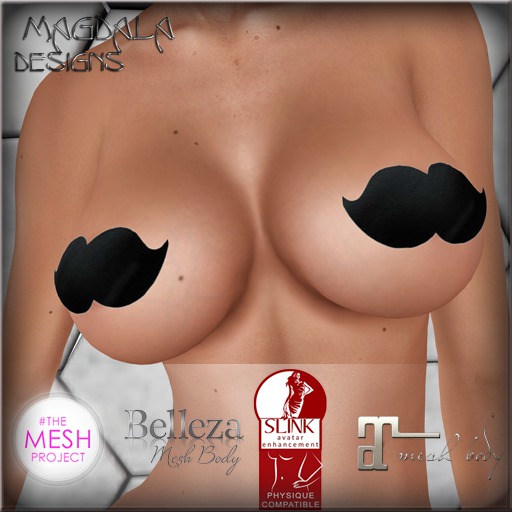*MD* Mustache Rigged-Pasties