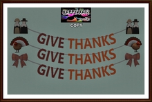 Thanksgiving - Give Thanks Banners Set