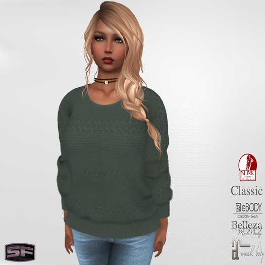 ::SF:: Crochet kaki sweater