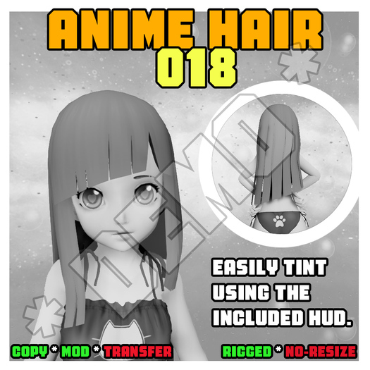 * DEMO * Anime Hair - 018