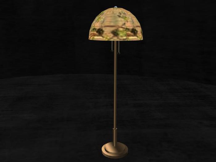 ANTIQUE FLOORLAMP