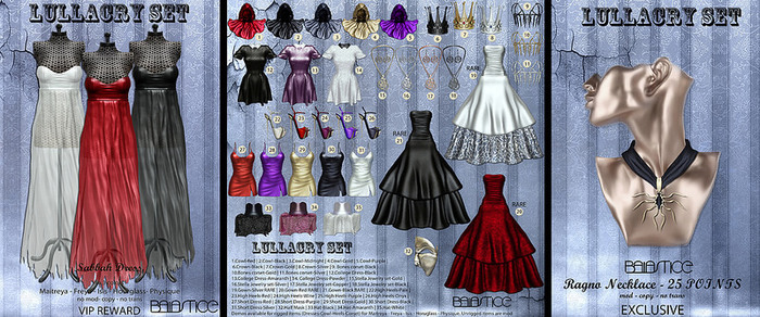 Baiastice_Lullacry-Gown-Black-Freya RARE 21