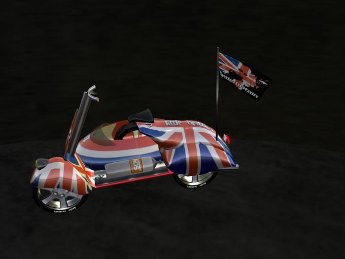 Little Britain Scooter With Sidecar