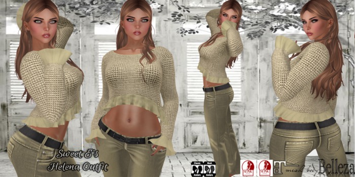 Sweet E's Cream Color Helena Outfit