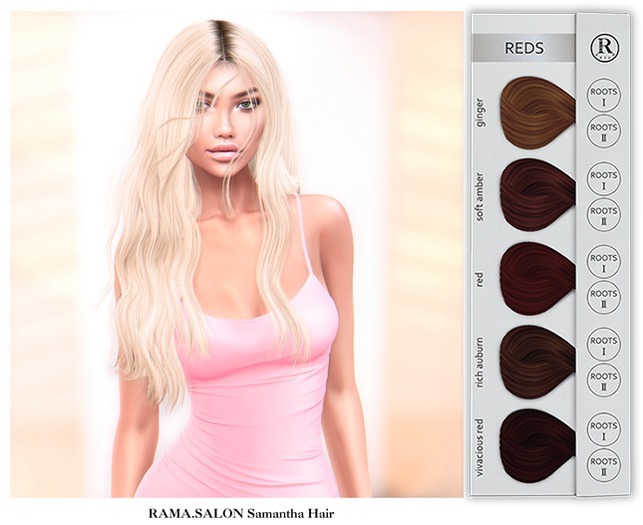 RAMA.SALON - Samantha Hair 'REDS'