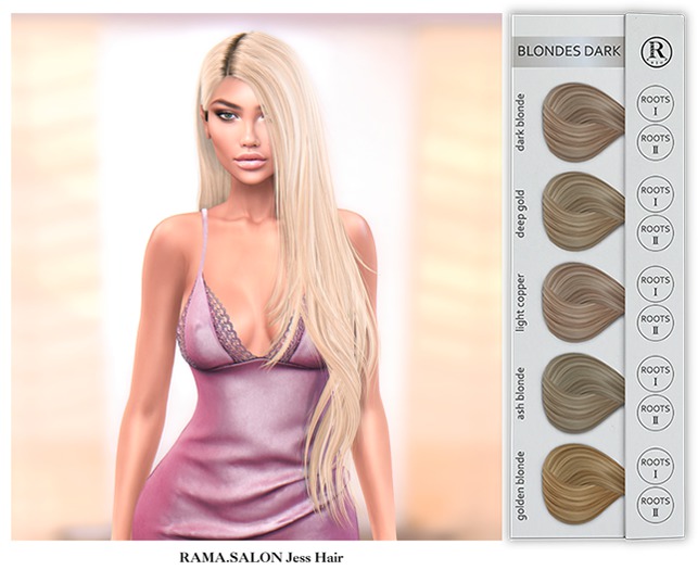 RAMA.SALON - Jess Hair 'BLONDES DARK'