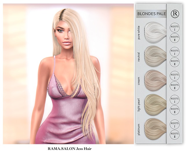 RAMA.SALON - Jess Hair 'BLONDES PALE'