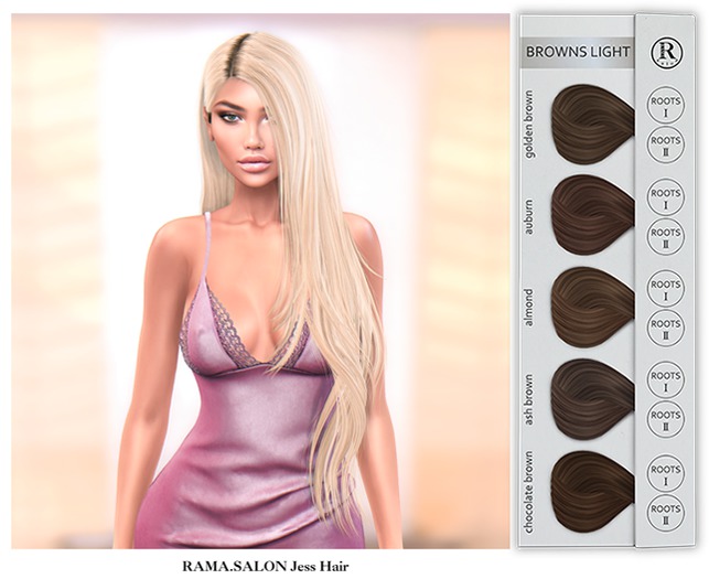 RAMA.SALON - Jess Hair 'BROWNS LIGHT'